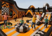 Parc unic în România, pentru copii și adulți, deschis la Bălești: ,,Este locul unde distracția prinde viteză! Vino să sari, să te joci și să zâmbești!”