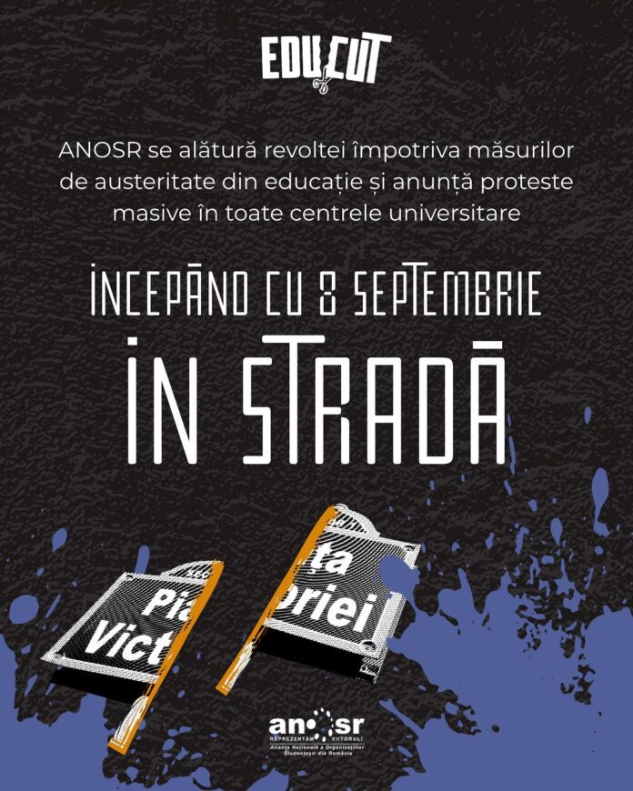 Studenții anunță proteste în toate centrele universitare