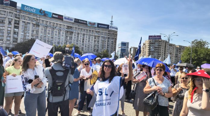 Profesori din Gorj, protest la Guvern: „Aceasta nu este reformă, este dezastru”
