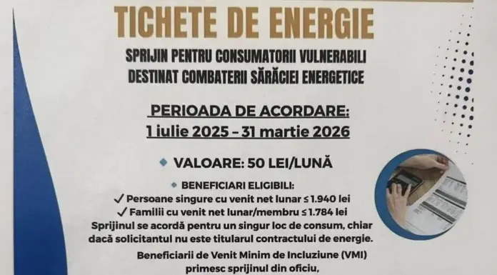Peste 5.600 de gorjeni au primit primele tichete de energie