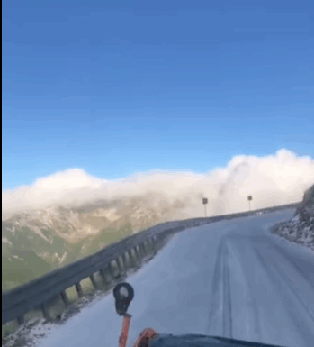 Tronson închis pe Transalpina