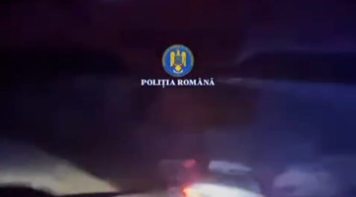 Video: Șofer băut, încătușat după ce a fugit de polițiști