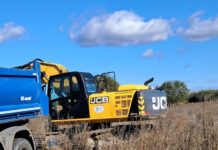 Lucrări la Barajul Ișalnița