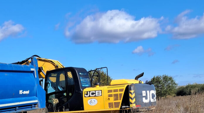 Lucrări la Barajul Ișalnița