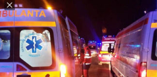 Accident cu patru răniți, după ce un șofer a intrat pe contrasens