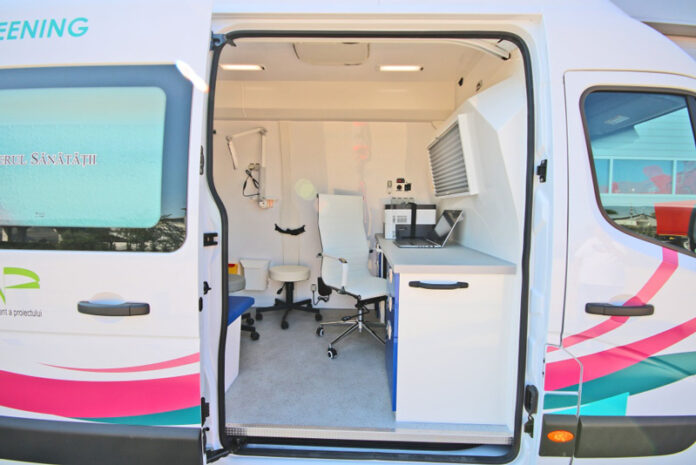 Cabinete medicale mobile pentru screening oncologic
