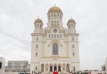 Ceremonia solemnă a Sfinţirii picturii Catedralei Naţionale – ,,Dorim să ne exprimăm aprecierea pentru buna cooperare dintre Patriarhia Ecumenică şi Biserica Ortodoxă Română…”!