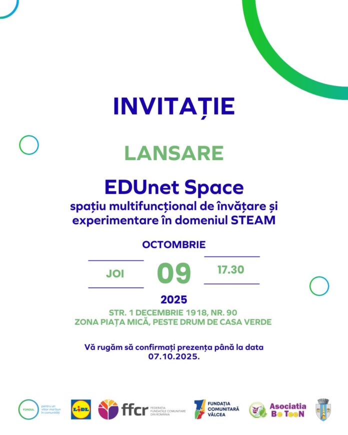 Se lansează EDUnet SPACE