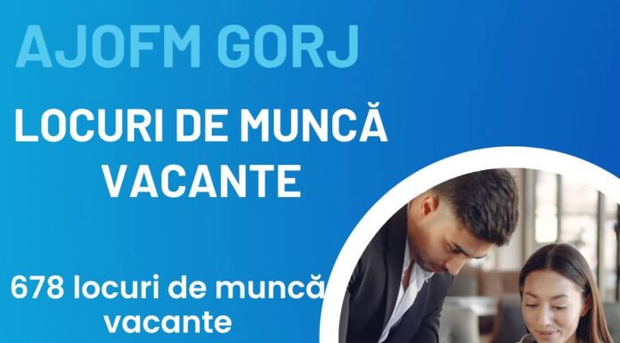 Peste 670 de locuri de muncă vacante în Gorj