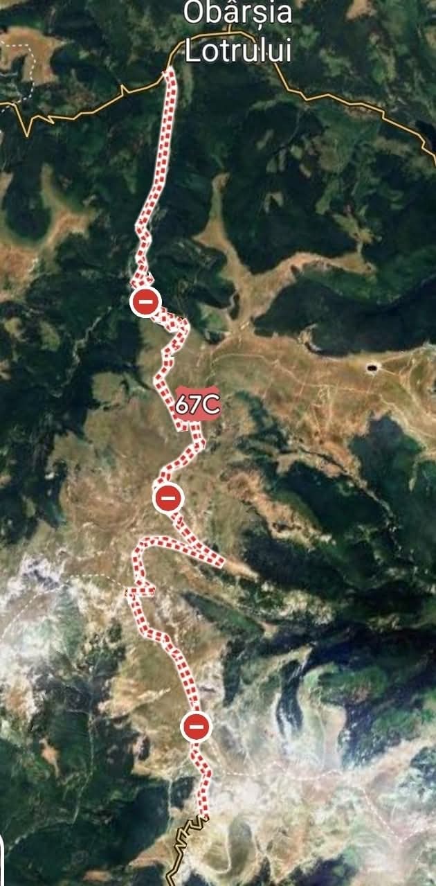 Transalpina, închisă până luni la prânz