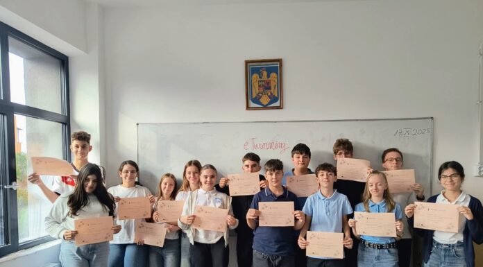 Școala Gimnazială „Pompiliu Marcea” strălucește prin proiecte eTwinning de succes