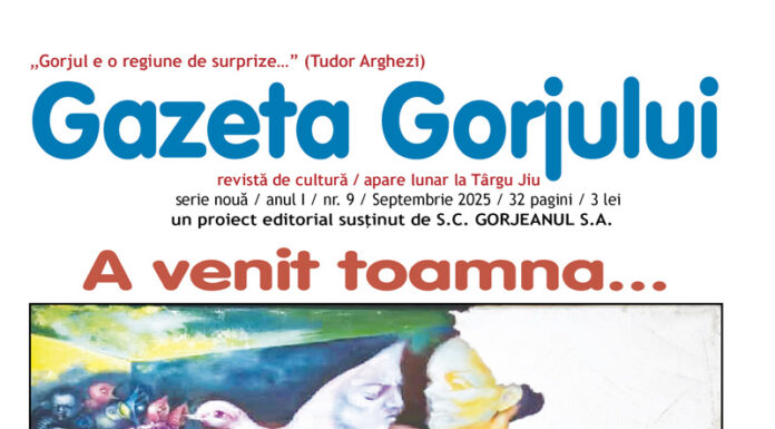 Semnal: A apărut noul număr al revistei de cultură ,,Gazeta Gorjului”