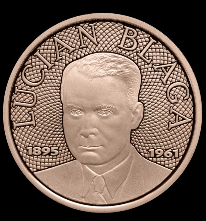 BNR lansează o monedă dedicată lui Lucian Blaga