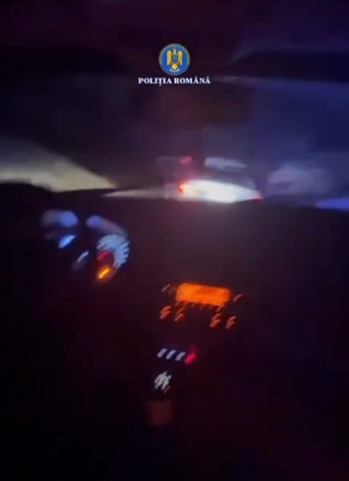 VIDEO: Șofer băut, încătușat după ce nu a oprit la semnalele polițiștilor