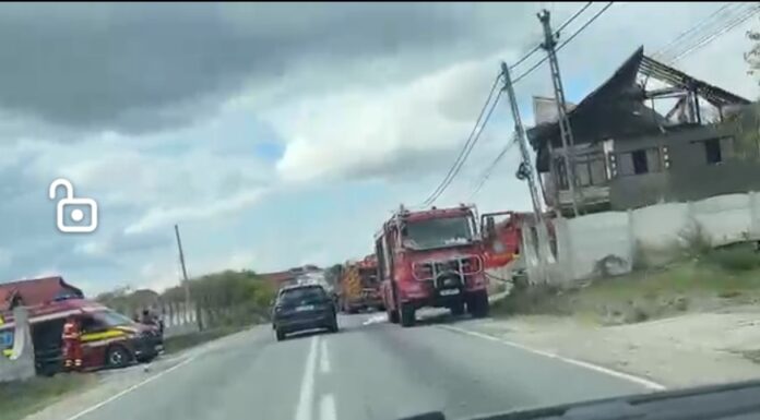 Incendiu la o vilă din Scoarța