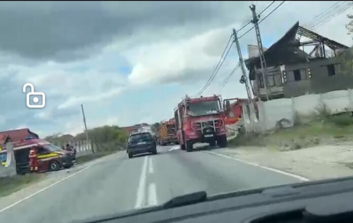Incendiu la o vilă din Scoarța