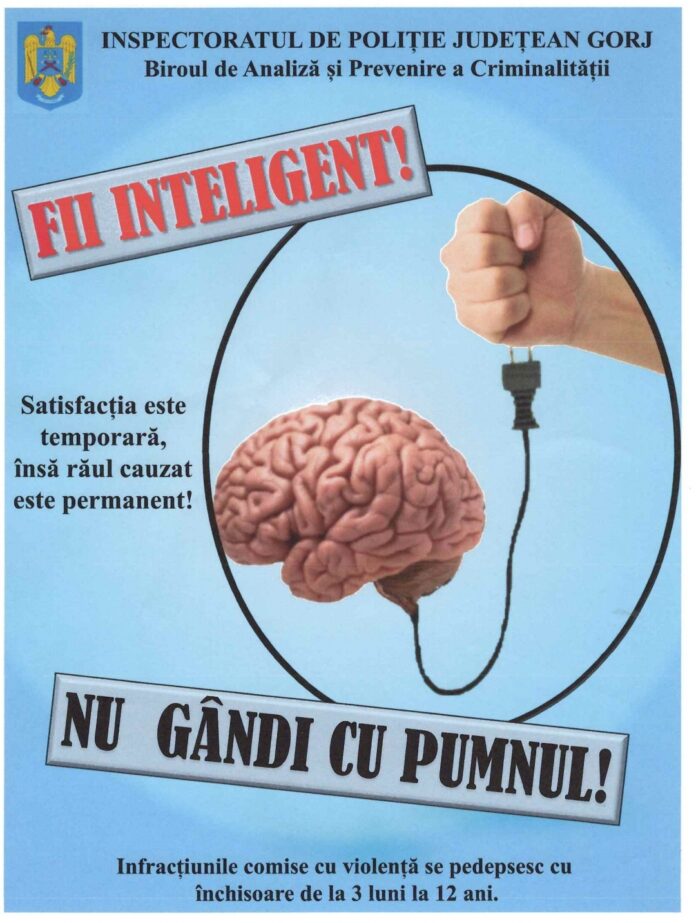 „STOP VIOLENȚEI!”, în Gorj