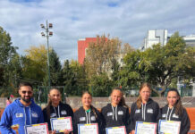 Fetele de la Florin Mergea, locul 3 la CN pe echipe