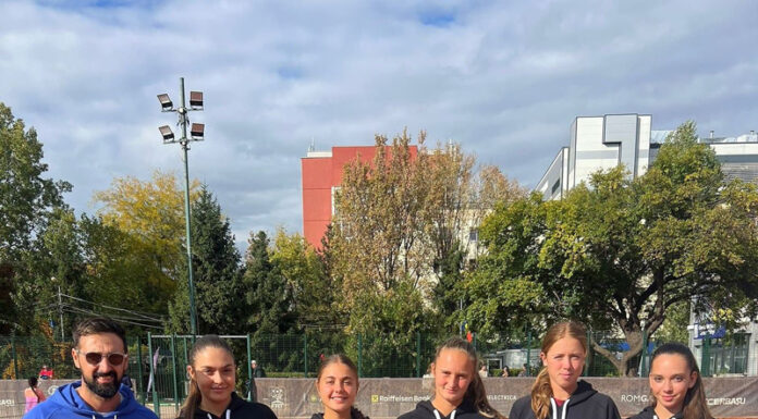 Fetele de la Florin Mergea, locul 3 la CN pe echipe