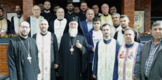 Sfântă Liturghie Arhierească la sfinţirea praznicarului Bisericii Parohiale cu hramul «Sfânta Treime», de la Turburea, Gorj – ,,În această zi sfântă, în care am binecuvântat lucrările ce s-au făcut la această sfântă biserică, Îl preamărim pe Dumnezeu şi Îi aducem Mulţumire pentru toate…”!
