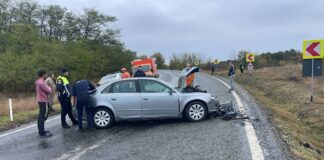 Trei răniți după un accident produs la Câmpu Mare