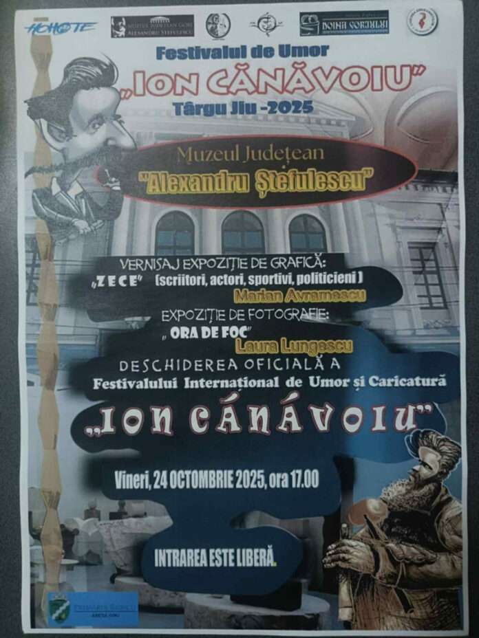 O nouă ediție a Festivalului Internațional de Umor „Ion Cănăvoiu”