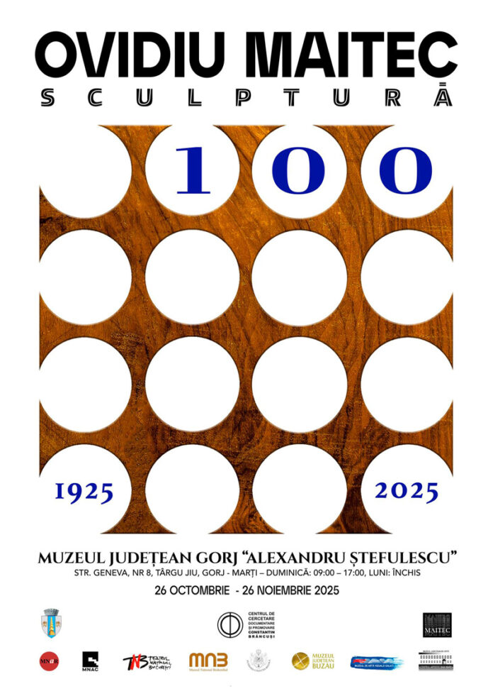 Expoziția „Ovidiu Maitec 100” ajunge la Târgu Jiu