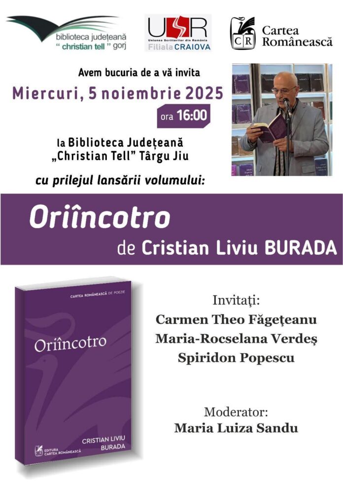 Lansare de carte la Biblioteca ”Christian Tell”