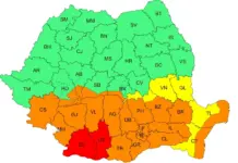 Cod roșu de ploi abundente