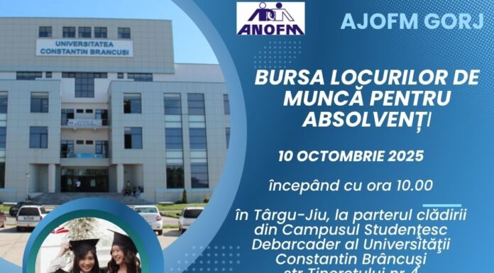 Târgu Jiu: Peste 500 de joburi oferite la Bursa pentru Absolvenți