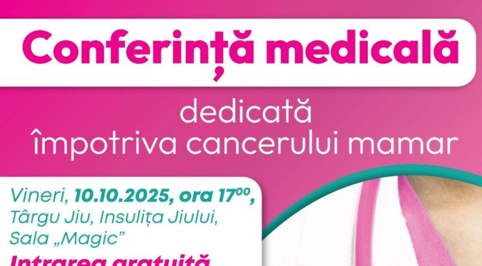 Conferință medicală, vineri, la Târgu Jiu