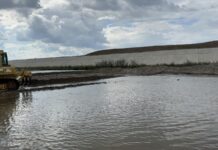 Lucrări de întreținere și consolidare pe râul Jiu