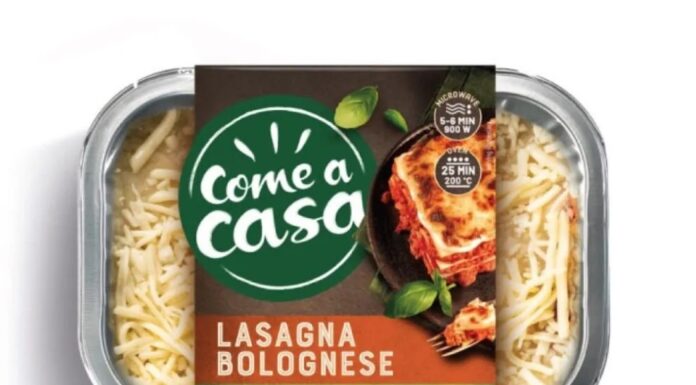 Sortiment de lasagna, retras din Carrefour Târgu Jiu