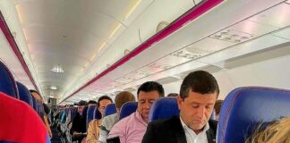 Miruță, pozat când zbura cu un avion low-cost!