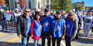 Salariați din Gorj, la mitingul anti-austeritate din Capitală