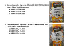 34 de magazine Profi din Gorj retrag două produse cu depășiri a limitei de alcaloizi de opiu