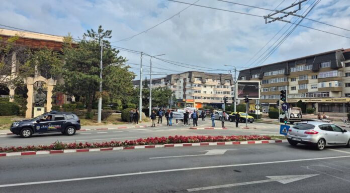 Târgu Jiu: Protest al Partidei Romilor, împotriva UE și a Guvernului