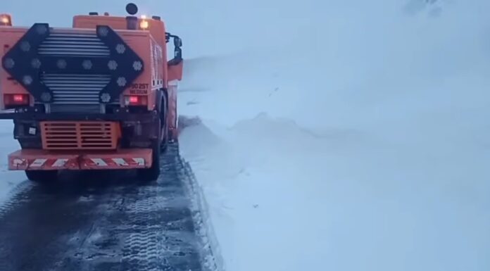 Culoar de trecere pentru crescătorii de animale pe Transalpina