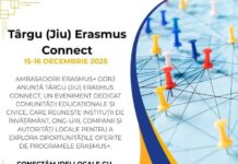 Târgu (Jiu) Erasmus Connect conturează un spațiu în care se modelează direcțiile viitoare ale educației.
