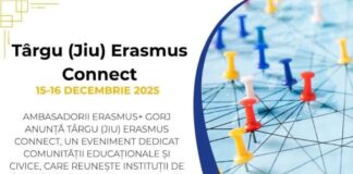 Târgu (Jiu) Erasmus Connect conturează un spațiu în care se modelează direcțiile viitoare ale educației.