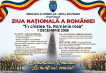 Rovinari: Programul manifestărilor de Ziua Națională