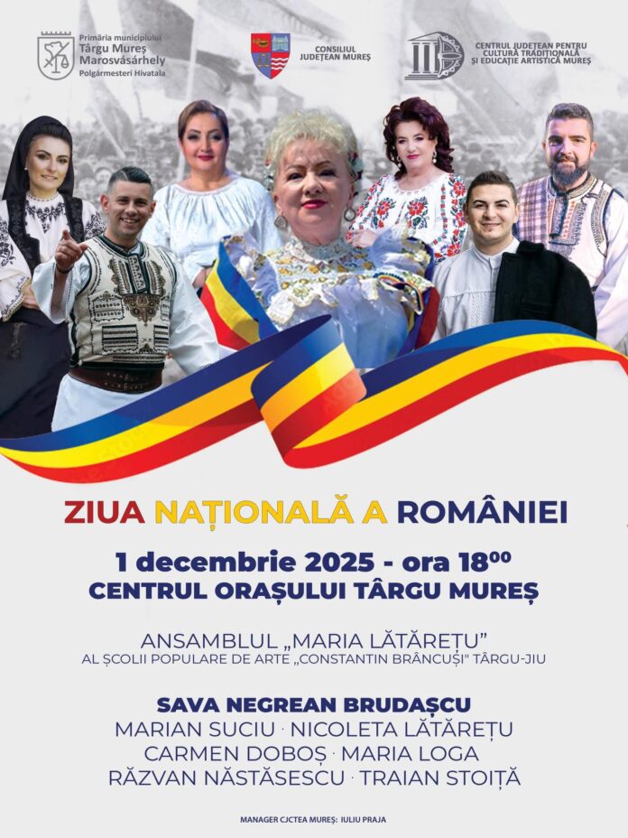 ȘPA Târgu Jiu duce folclorul gorjean la Târgu Mureș de Ziua Națională a României