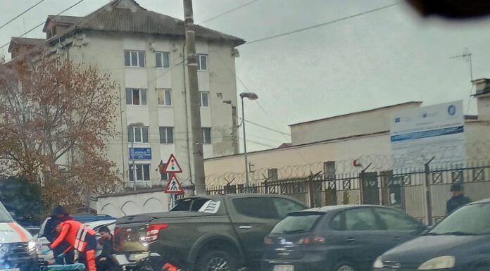FOTO: Accident în Târgu-Jiu