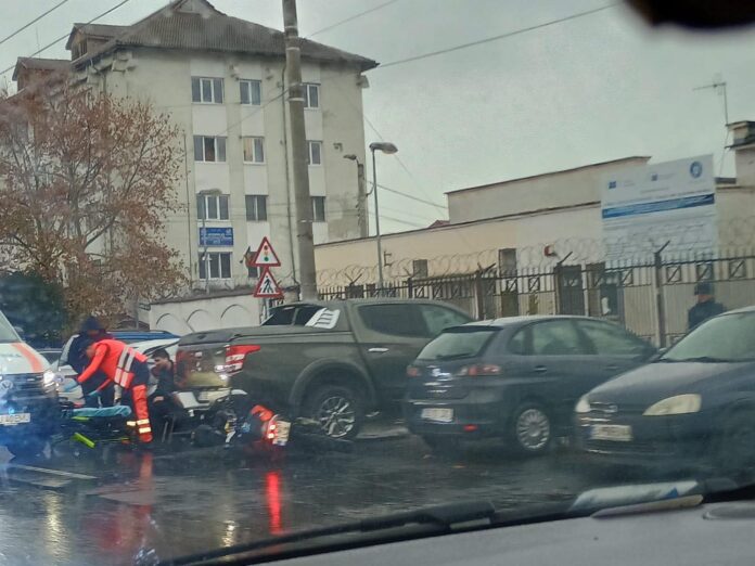 FOTO: Accident în Târgu-Jiu