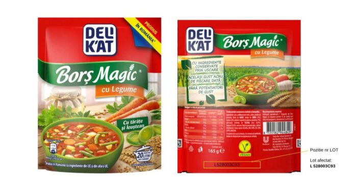 Alertă alimentară: fragmente de metal în produse Knorr și Delikat