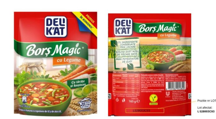 Alertă alimentară: fragmente de metal în produse Knorr și Delikat