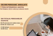 Peste 130.000 de persoane au fost angajate prin ANOFM