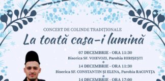 Colinde tradiționale în cinci parohii din Gorj