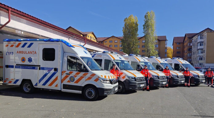 Ambulanțe de ultimă generație pentru Gorj