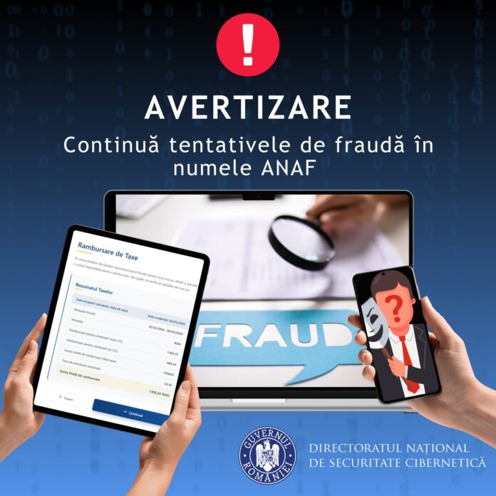 Avertisment DNSC: Val nou de fraude online în România